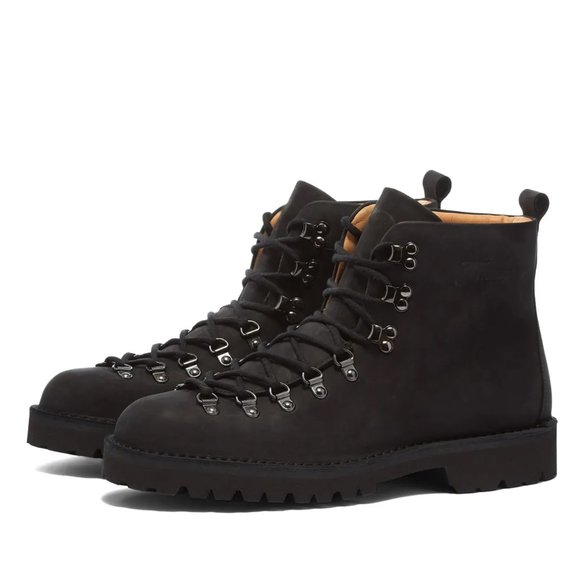 Fracap Black Nubuck M120 Alto Brill Boots - Picture 2 of 5